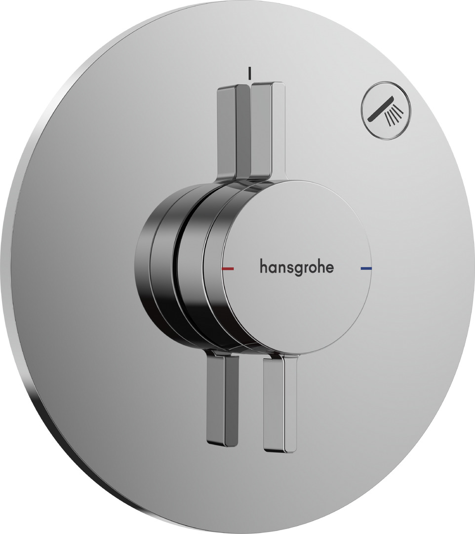 Внешняя часть смесителя hansgrohe DuoTurn S скрытого монтажа на 1 функции 75618000 хром 24900₽