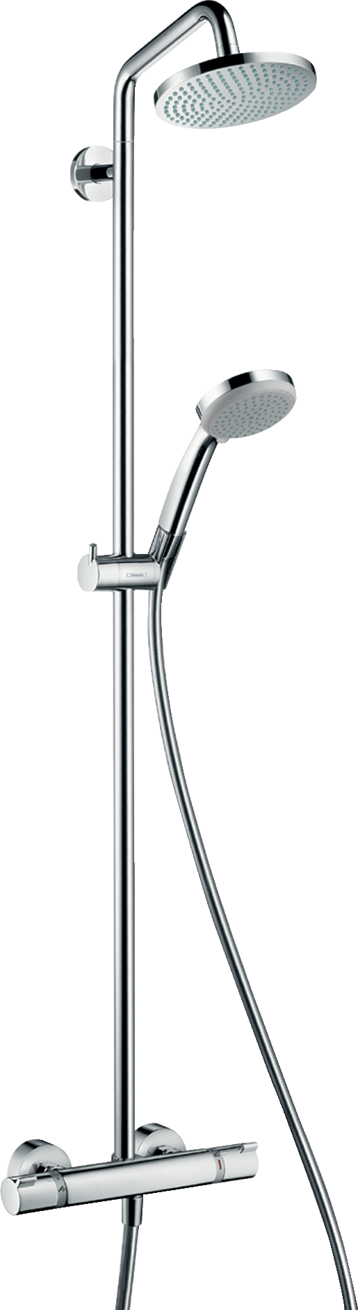 Душевая система hansgrohe Croma 160 Showerpipe с термостатом 27135000