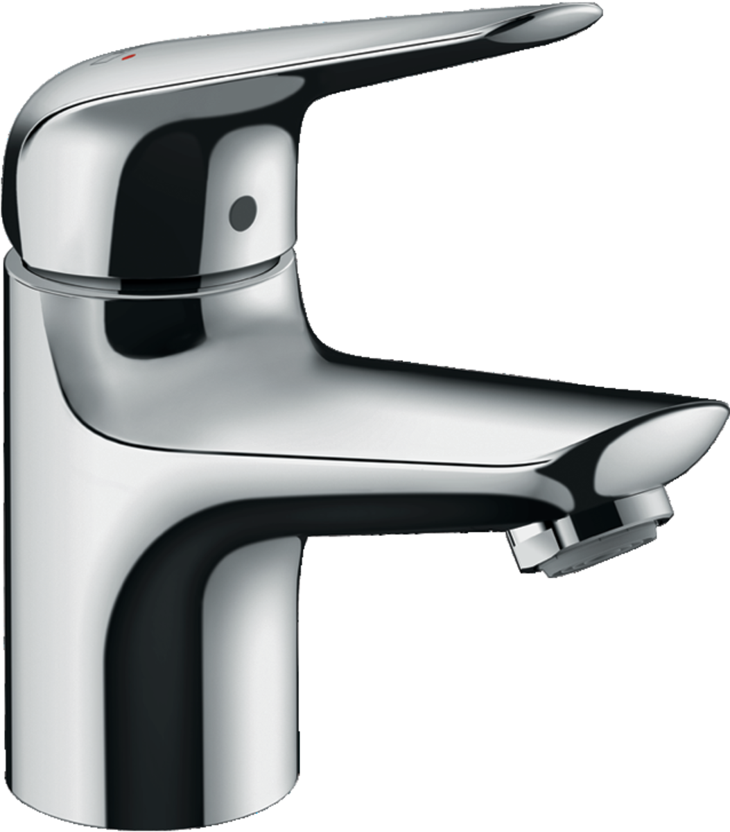 Смеситель hansgrohe Novus для раковины однорычажный со сливным гарнитуром, хром 71020000