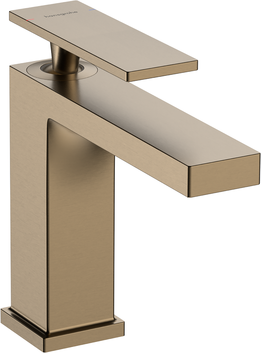 Смеситель для раковины hansgrohe Tecturis E 110 EcoSmart 73011140 шлифованная бронза 39300₽
