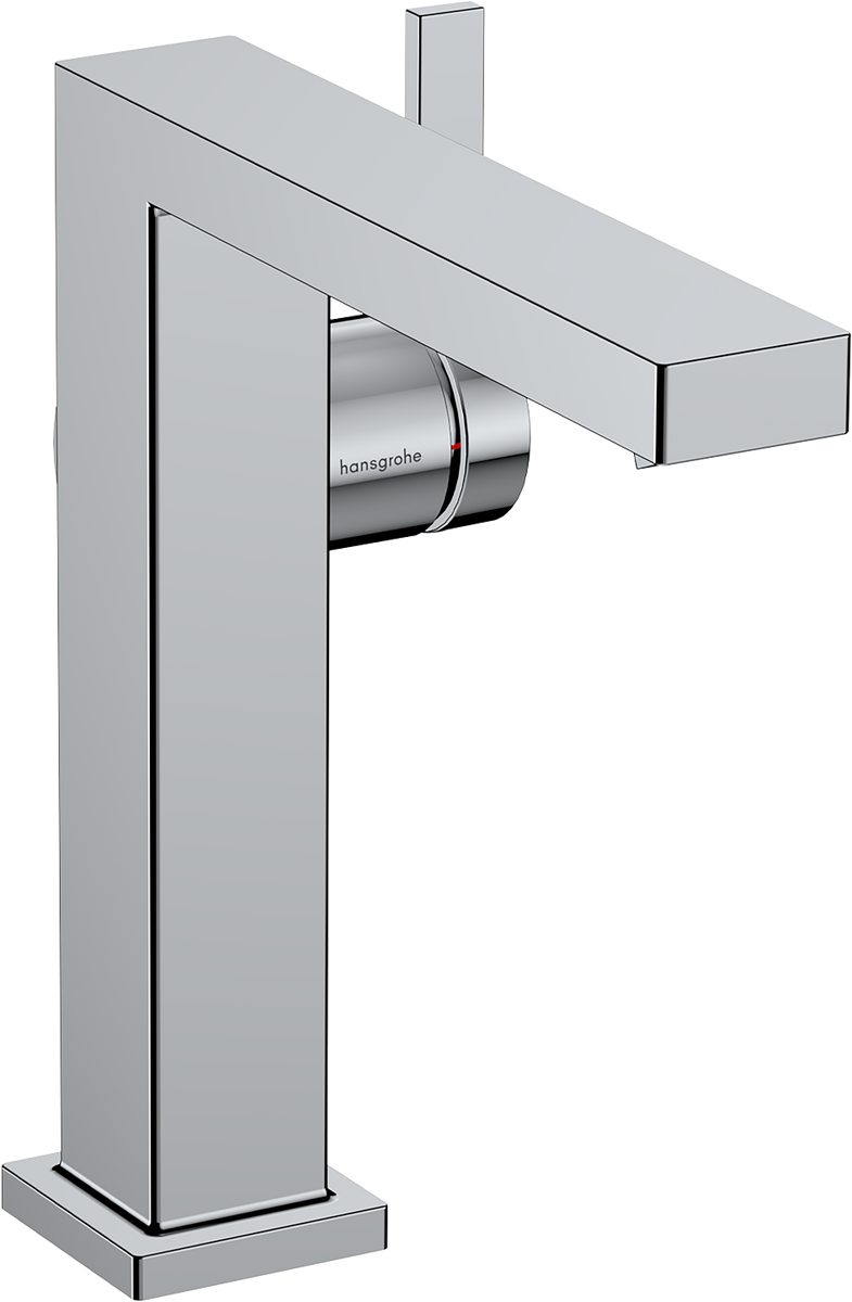 Смеситель для раковины hansgrohe Tecturis E 150 Fine CoolStart EcoSmart с донным клапаном Push-Open 73040000 хром 32990₽