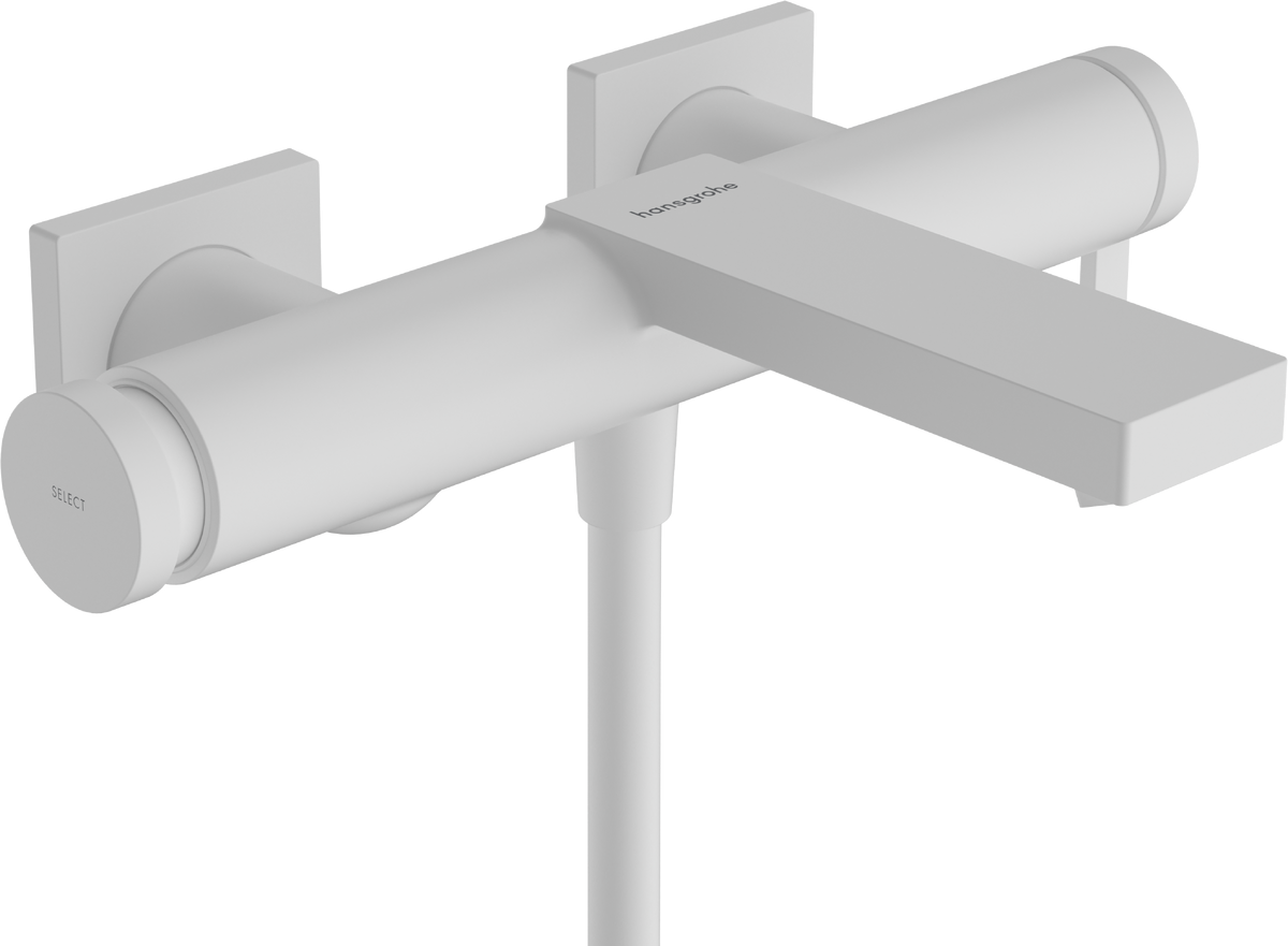 Смеситель для ванны hansgrohe Tecturis E 73420700 матовый белый 43700₽