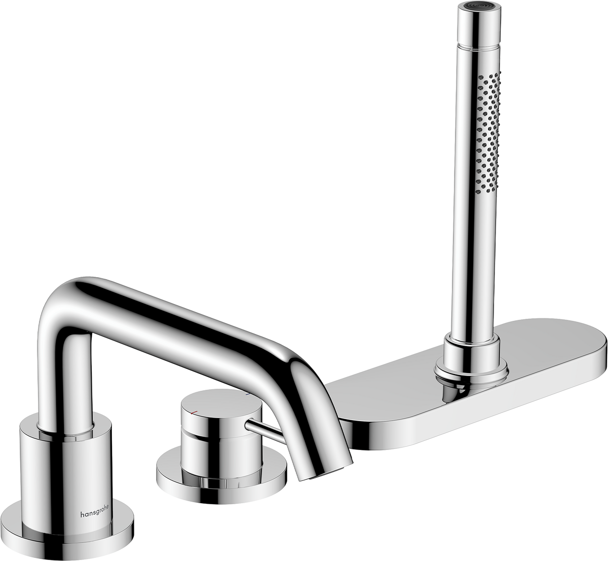 Cмеситель для ванны hansgrohe Tecturis S на 3 отверстия 73447000 хром 78700₽