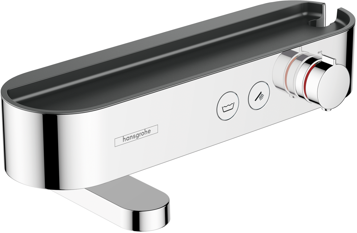 Термостат для ванны hansgrohe ShowerTablet Select 400 с полочкой 24340000 хром 60000₽