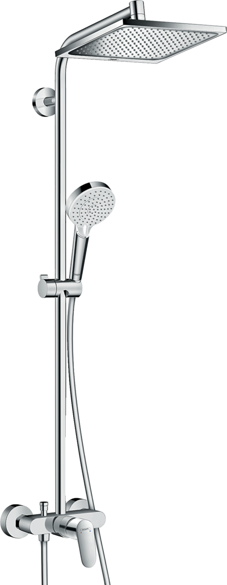 Душевая система hansgrohe Crometta E 240 1jet Showerpipe 27284000
