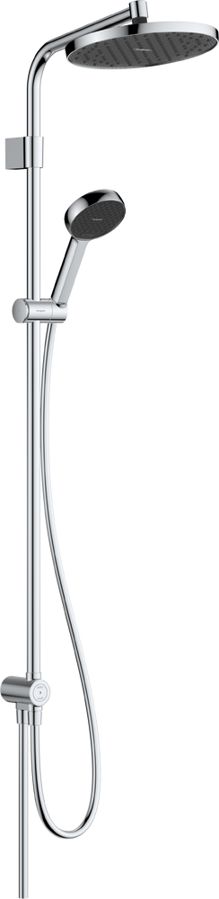 Душевая система hansgrohe Activera S Showerpipe 240 1jet EcoSmart Reno Varia 28074000 хром 51990₽