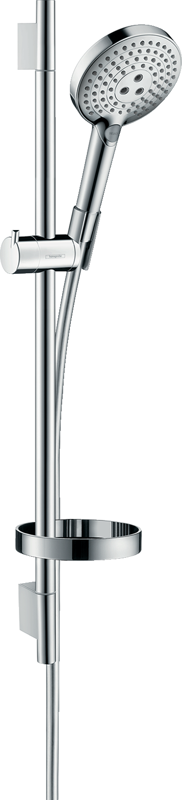 Душевой гарнитур hansgrohe Raindance Select S 120 3jet со штангой 65 см и мыльницей 26630000 хром 25700₽