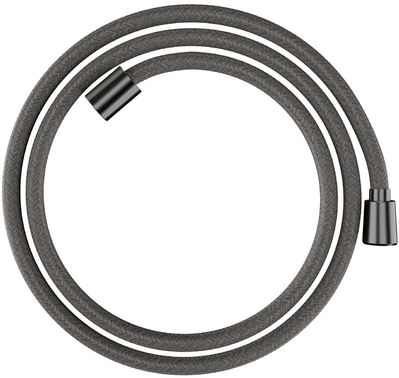 Душевой шланг hansgrohe Designflex текстильный 160см 28260340 шлифованный черный хром 9730₽