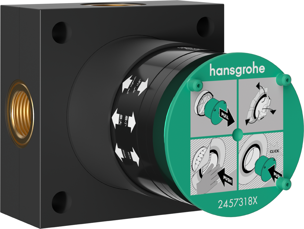 Встраиваемая часть hansgrohe Raindance Alive для верхнего душа 2 струи 24573180 11890₽