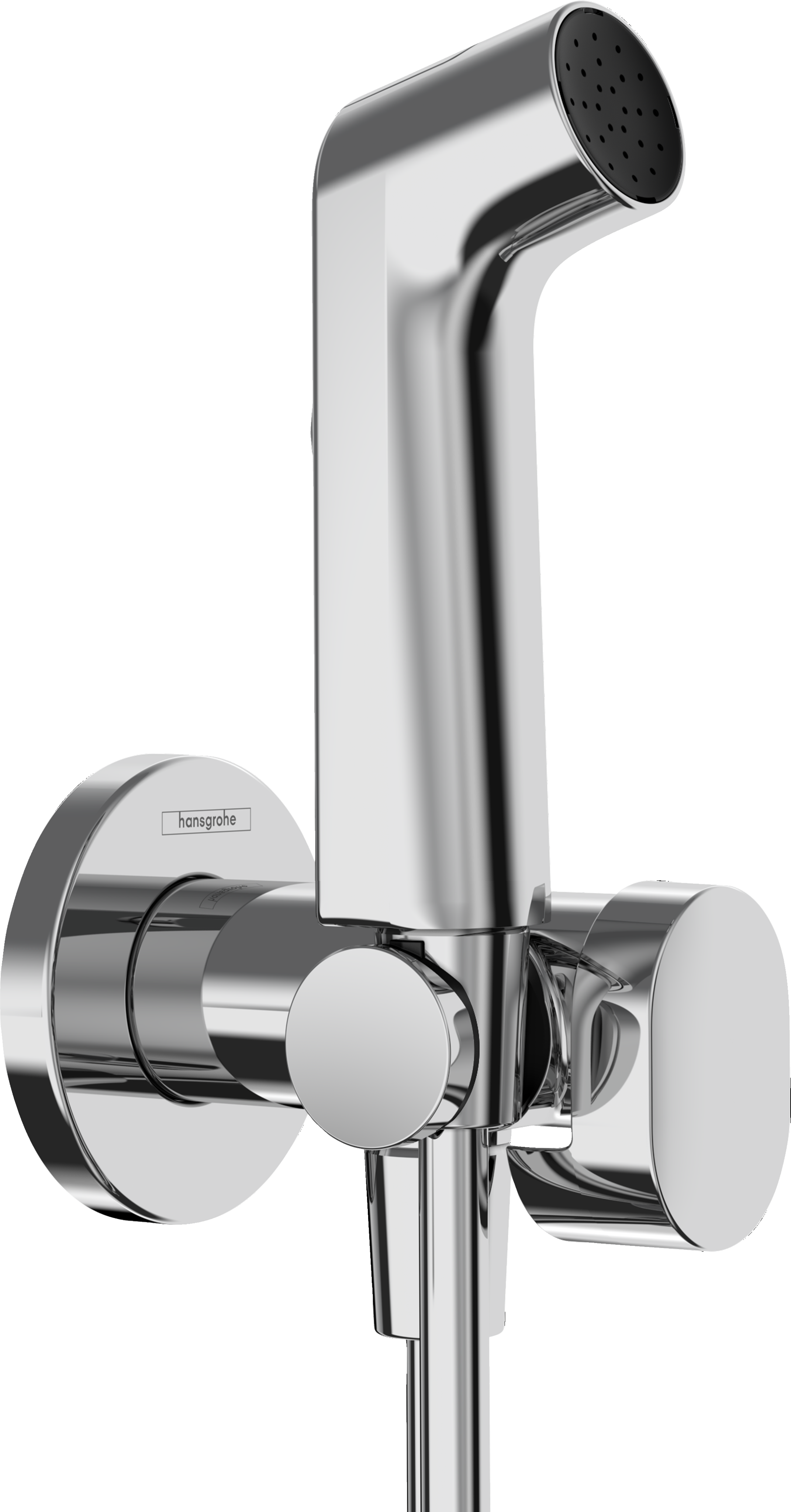 Гигиенический душ hansgrohe 1jet S со смесителем держателем и шлангом 125 см 29232000 хром 18500₽