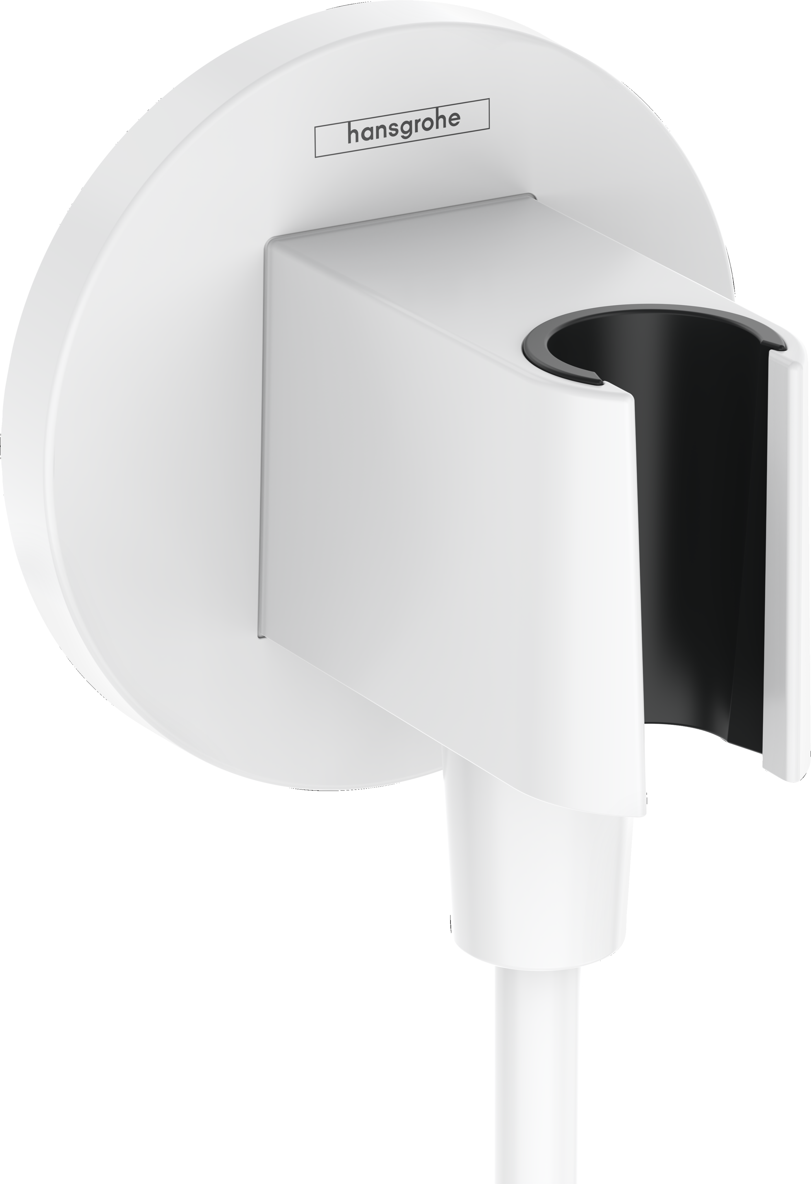 Шланговое подключение hansgrohe FixFit Porter S с держателем для душа 26888700 матовый белый 15300₽