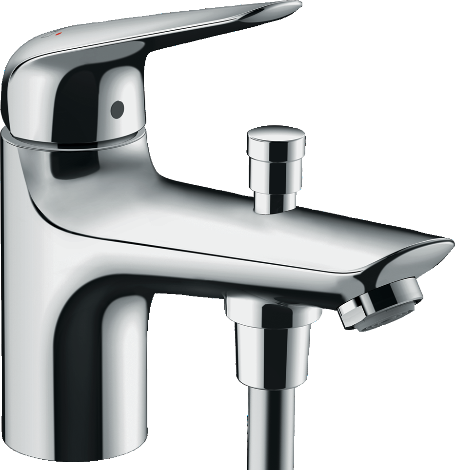 Смеситель для ванны hansgrohe Novus Monotrou на край ванны 71321000U хром уцененный товар 9990₽