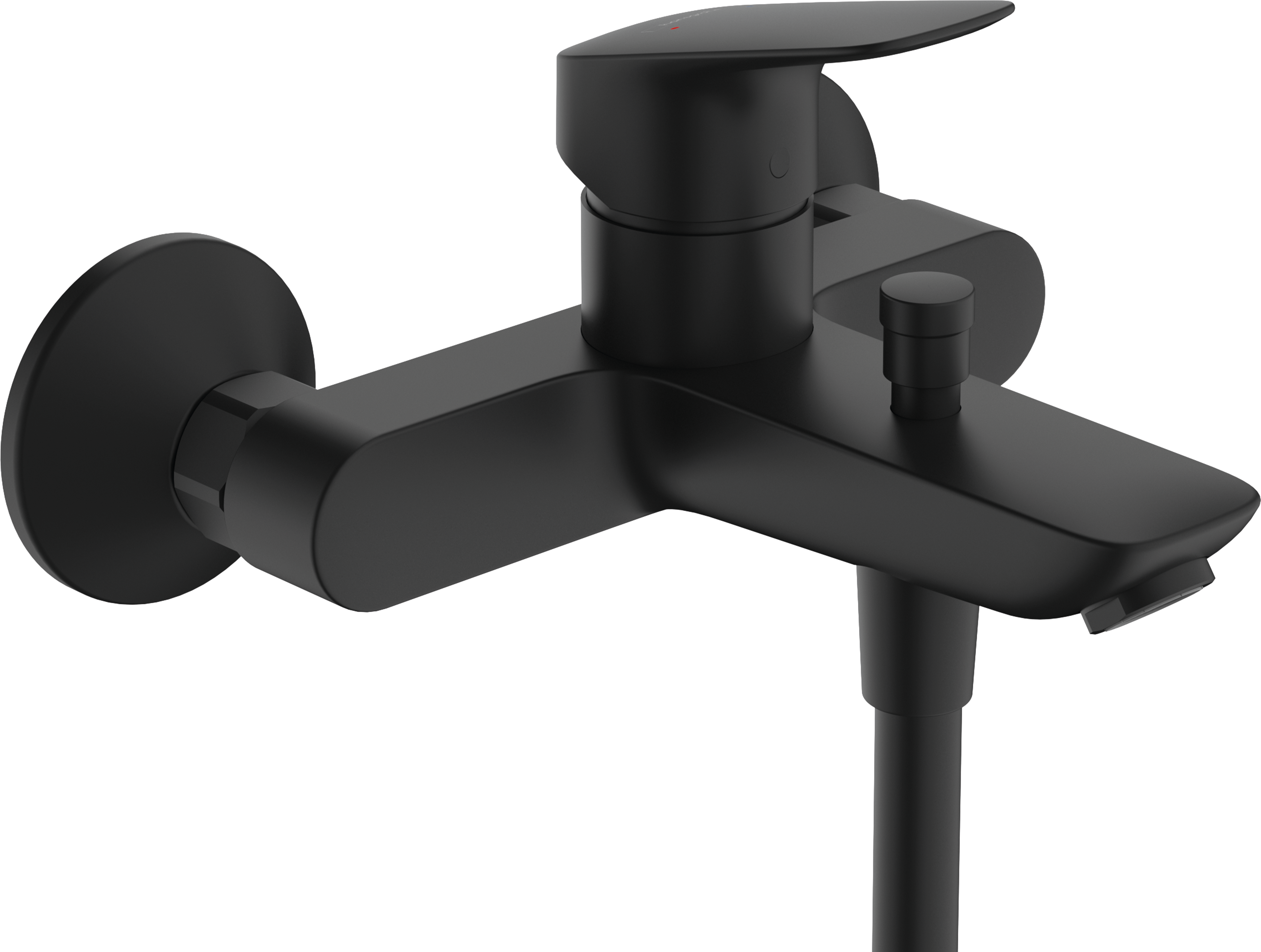 Смеситель для ванны hansgrohe Logis 71400670 матовый черный 13800₽