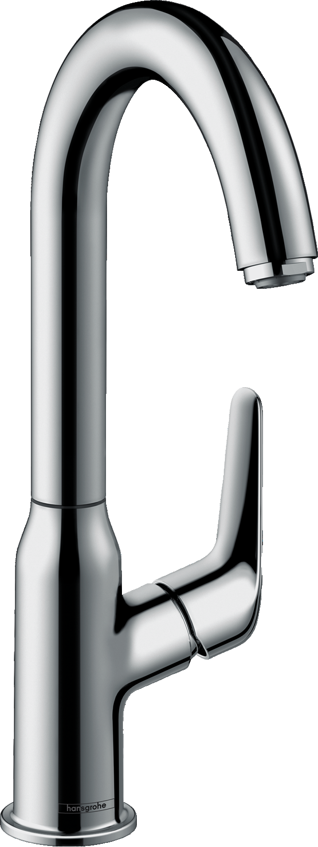Смеситель для раковины hansgrohe Novus 240 с поворотным изливом со сливным гарнитуром 71126000 хром 18700₽