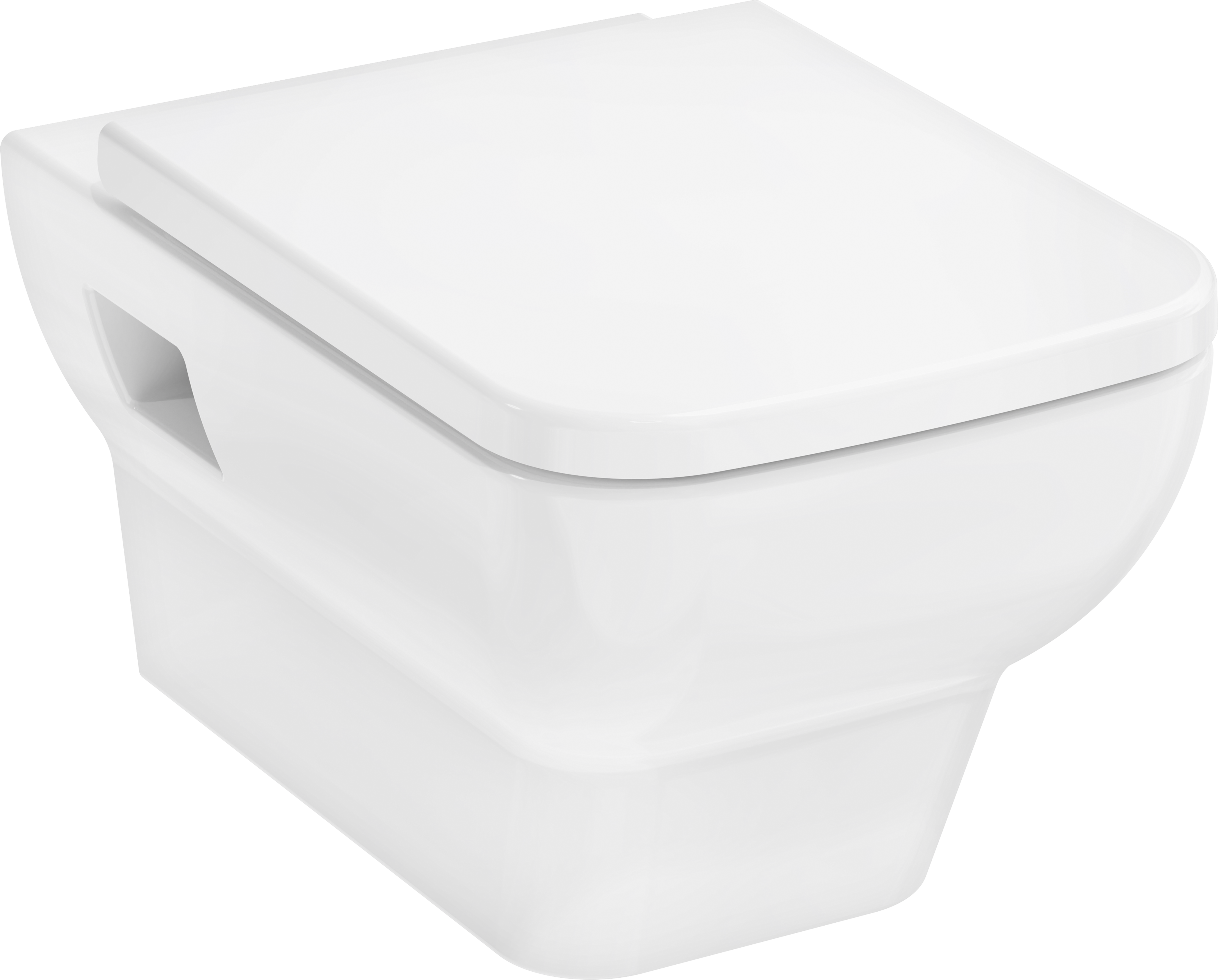 Унитаз hansgrohe CreekTide Q подвесной с сиденьем без микролифта 60203450 белый 20100₽