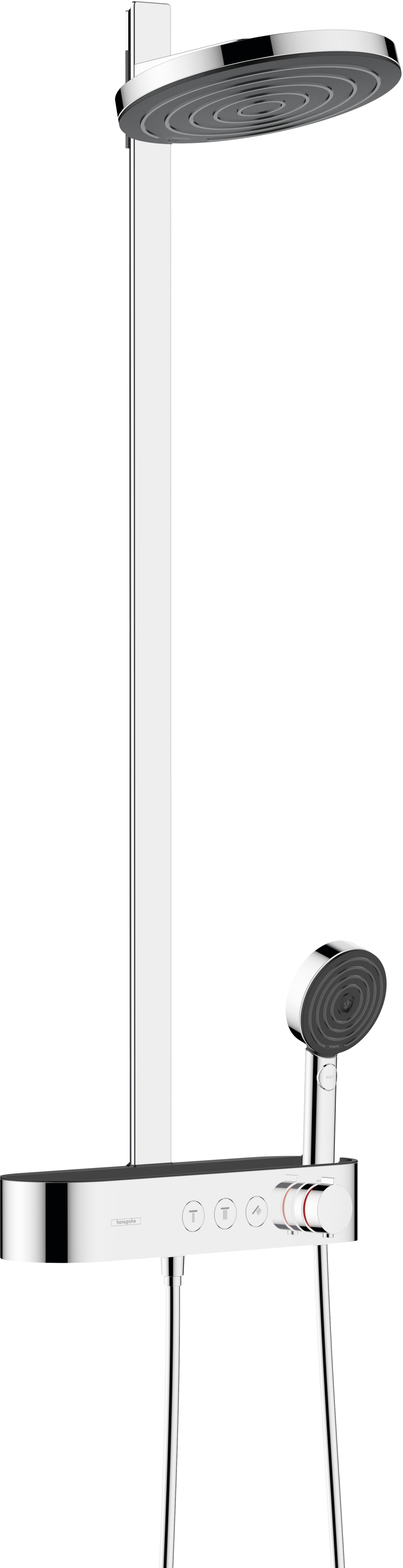 Душевая система hansgrohe Pulsify S 260 2jet с термостатом 24240000 хром 163500₽