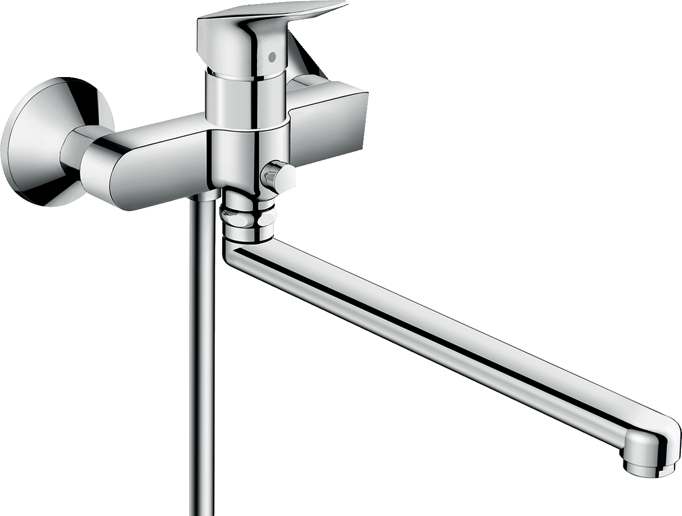 Смеситель для ванны hansgrohe Logis 71402000U хром уцененный товар 17990₽