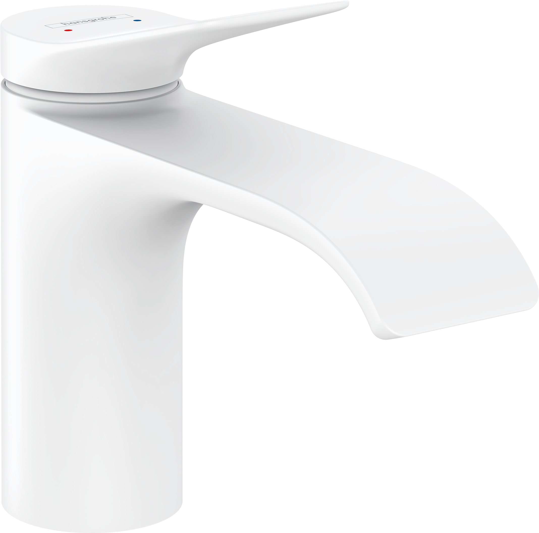 Смеситель для раковины hansgrohe Vivenis 80 без сливного гарнитура 75012700 матовый белый 25700₽