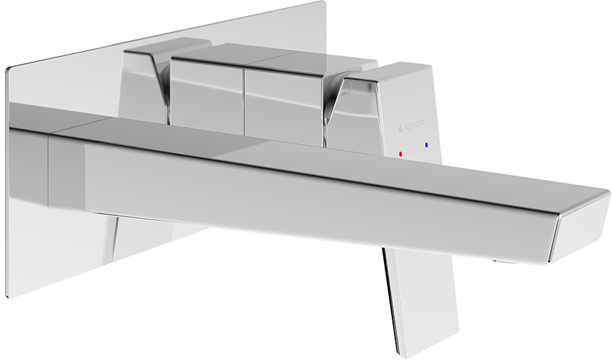Смеситель для раковины Aqueduto CLARO CLA0400 настенного монтажа со скрытой частью хром 16300₽