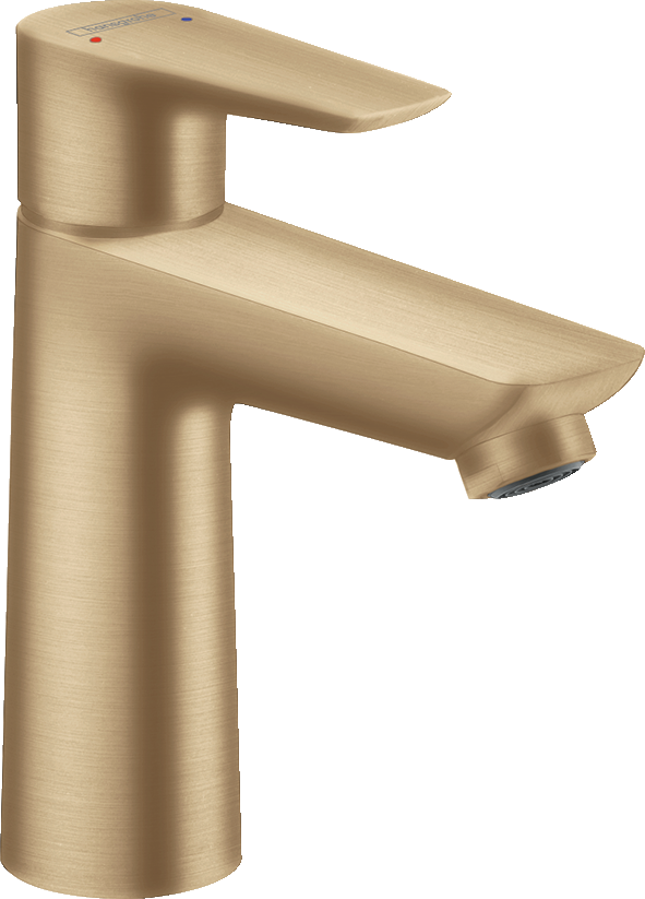 Смеситель для раковины hansgrohe Talis E 110 со сливным гарнитуром 71710140 шлифованная бронза 35300₽