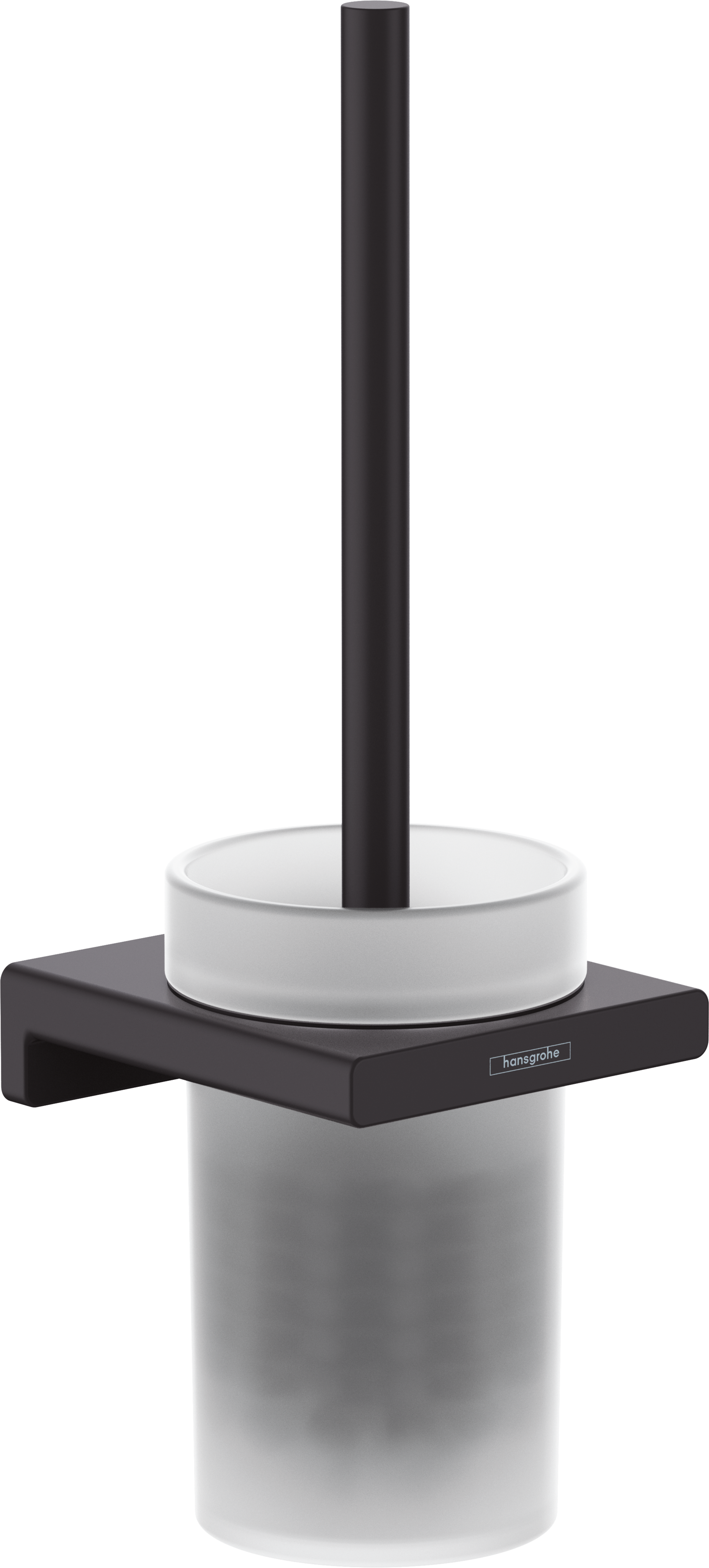 Туалетный ершик hansgrohe AddStoris с настенным держателем 41752670 матовый черный 12900₽
