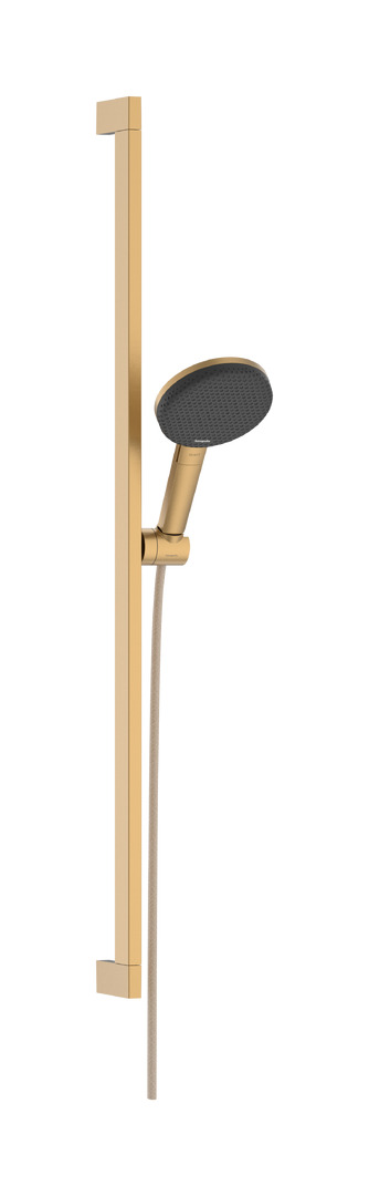 Душевой гарнитур hansgrohe Raindance Alive Select S 125 3 струи со штангой Unica E Puro 90 см 24601140 шлифованная бронза 79600₽