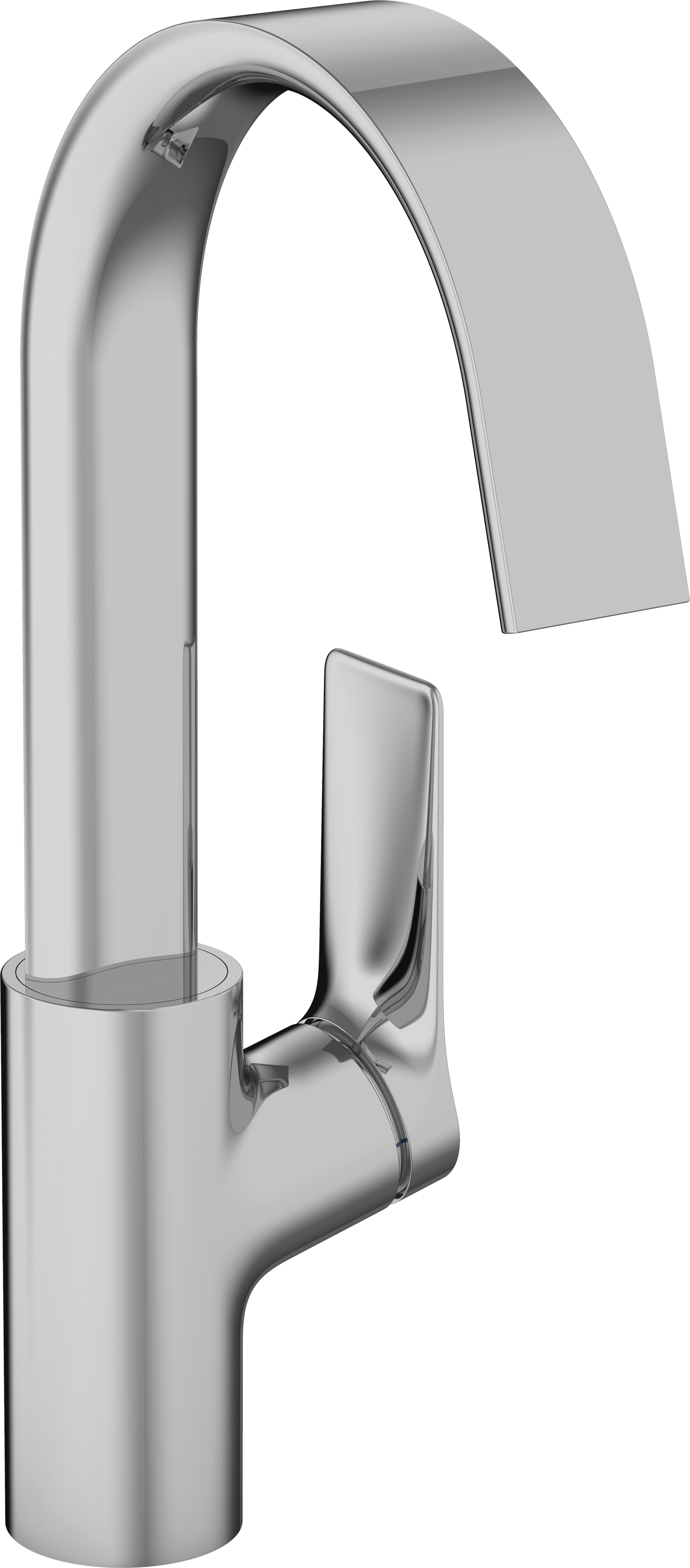 Смеситель для раковины hansgrohe Vivenis 210 с поворотным изливом и сливным гарнитуром 75030000 хром 25400₽