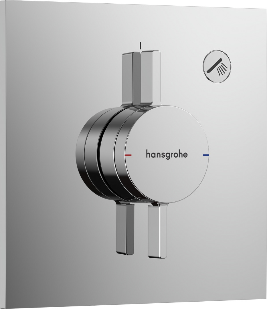 Внешняя часть смесителя hansgrohe DuoTurn E скрытого монтажа на 1 функции 75617000 хром 22400₽