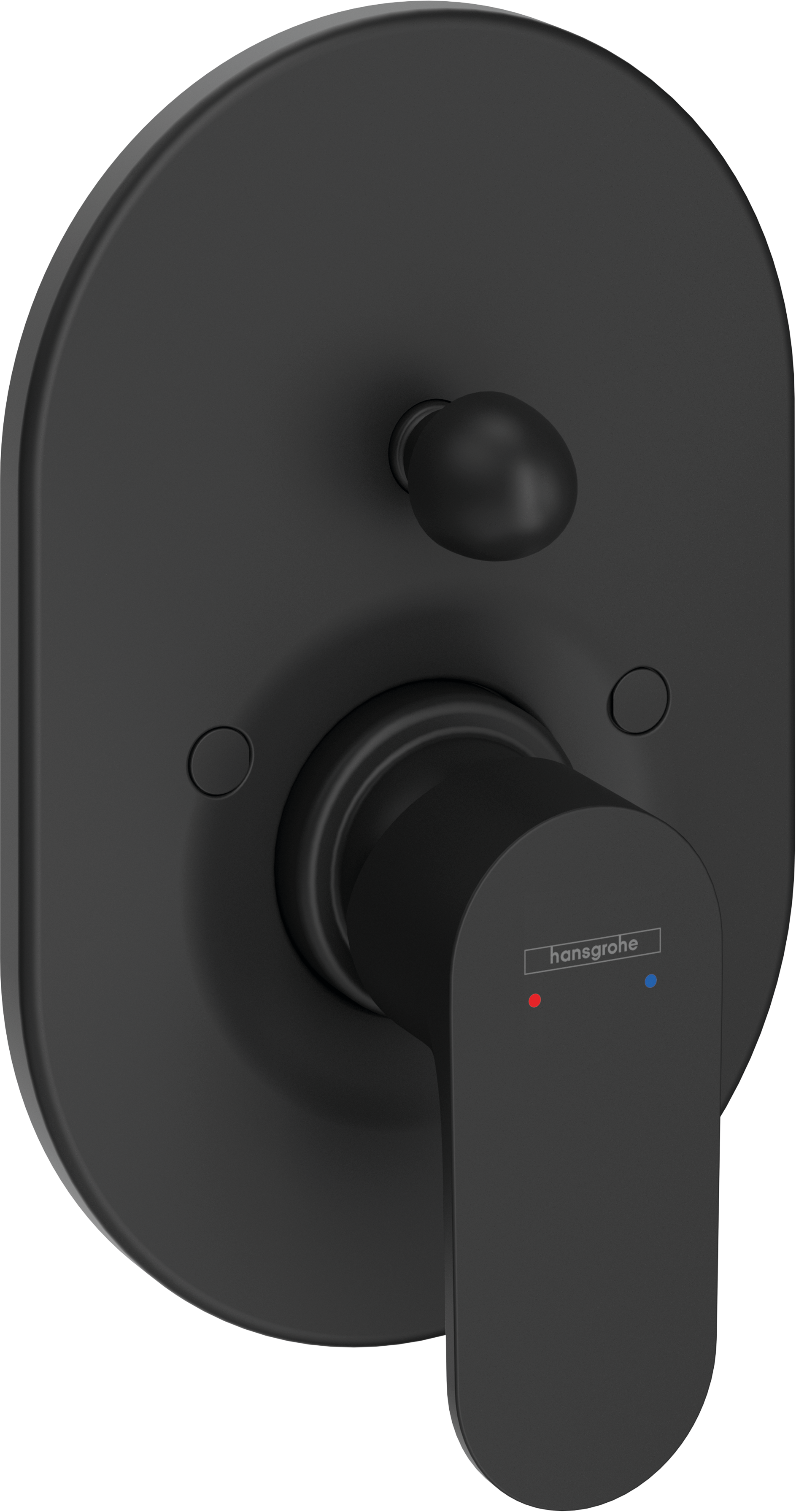 Внешняя часть смесителя для ванны hansgrohe Rebris S скрытого монтажа 72449670 матовый черный 11210₽