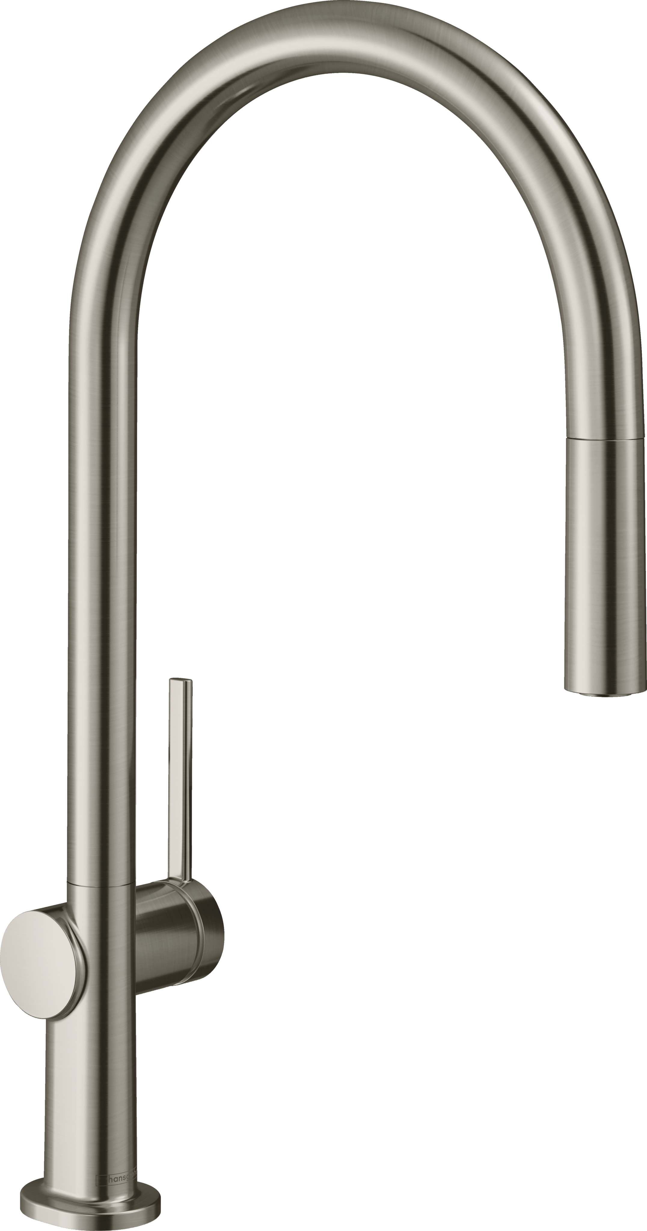 Смеситель для кухонной мойки hansgrohe Talis M54 210 с вытяжным изливом 1jet 72802800 под сталь 55100₽