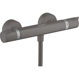 Термостат для душа hansgrohe Ecostat Comfort 13116340, шлифованный черный хром