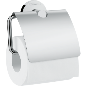 Держатель для туалетной бумаги hansgrohe Logis Universal с крышкой 41723000, хром