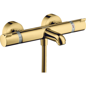 Термостат для ванны hansgrohe Ecostat Comfort внешнего монтажа 13114990, полированное золото