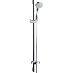 Душевой гарнитур hansgrohe Croma 100 4jet Vario со штангой 90 см и мыльницей 27771000, хром
