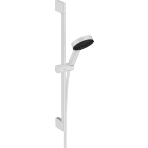 Душевой гарнитур hansgrohe Pulsify Select S 105 3jet Relaxation cо штангой 65 см 24160700, матовый белый