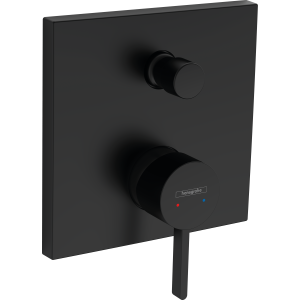 Внешняя часть смесителя для ванны hansgrohe Finoris скрытого монтажа 76415670, матовый черный