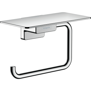 Держатель для туалетной бумаги hansgrohe AddStoris с полкой 41772000, хром