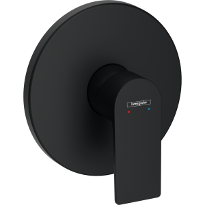 Внешняя часть смесителя для душа hansgrohe Rebris E скрытого монтажа 72668670, матовый черный