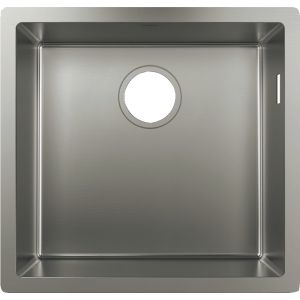 Кухонная мойка hansgrohe S71 S719-U450 интегрированная 43426800, нержавеющая сталь