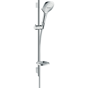 Душевой гарнитур hansgrohe Raindance Select E 120 3jet со штангой 65 см и мыльницей 26620000, хром