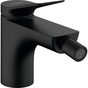 Смеситель для биде hansgrohe Vivenis со сливным гарнитуром 75200670, матовый черный