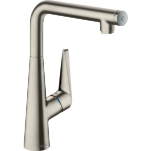 Смеситель для кухонной мойки hansgrohe Talis Select M51 300, с поворотным изливом 72820800, под сталь