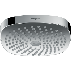 Верхний душ hansgrohe Croma Select E 180 2jet 26524400, белый/хром