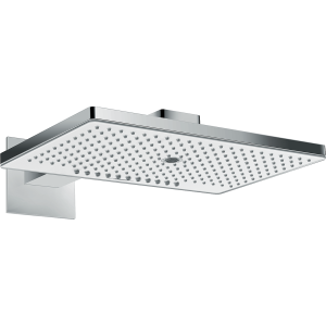 Верхний душ hansgrohe Rainmaker Select 460 3jet с настенным кронштейном скрытого монтажа 24007400, белый/хром