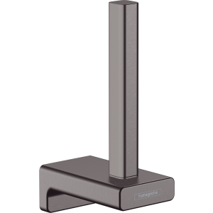 Держатель для запасного рулона туалетной бумаги hansgrohe AddStoris 41756340, шлифованный черный хром