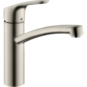 Смеситель для кухонной мойки hansgrohe Focus M41 160, с поворотным изливом 31806800, под сталь