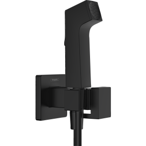 Гигиенический душ hansgrohe 1jet E со смесителем, держателем и шлангом 125 см 29233670, матовый черный