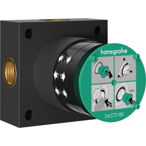 Встраиваемая часть hansgrohe Raindance Alive для верхнего душа, 2 струи, 24573180