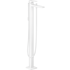 Внешняя часть смесителя для ванны hansgrohe Metropol напольного монтажа 32532700, матовый белый