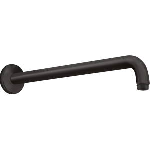 Душевой кронштейн hansgrohe настенный 389 мм 27413670, матовый черный